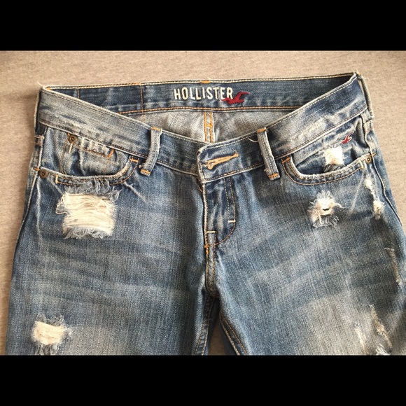 ripped jeans hollister mens